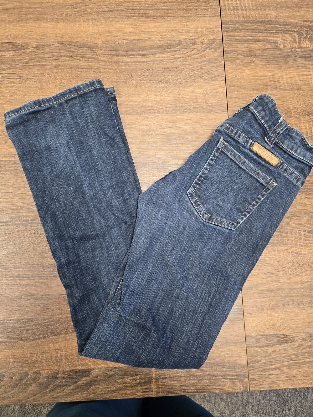 Cowgirl Tuff Co Women's 26x33 Dark Wash Bootcut Stretch Jeans Western Rodeo